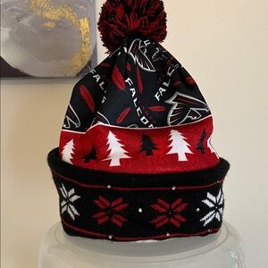 NWOT Falcons Christmas light up beanie